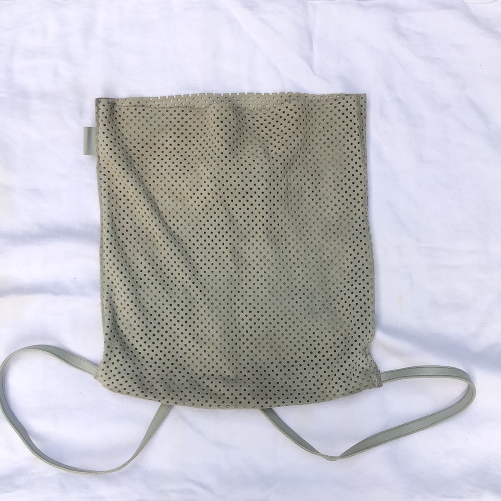 Furla Rucksack  Perforated Leather Suede. Minimalistic Style